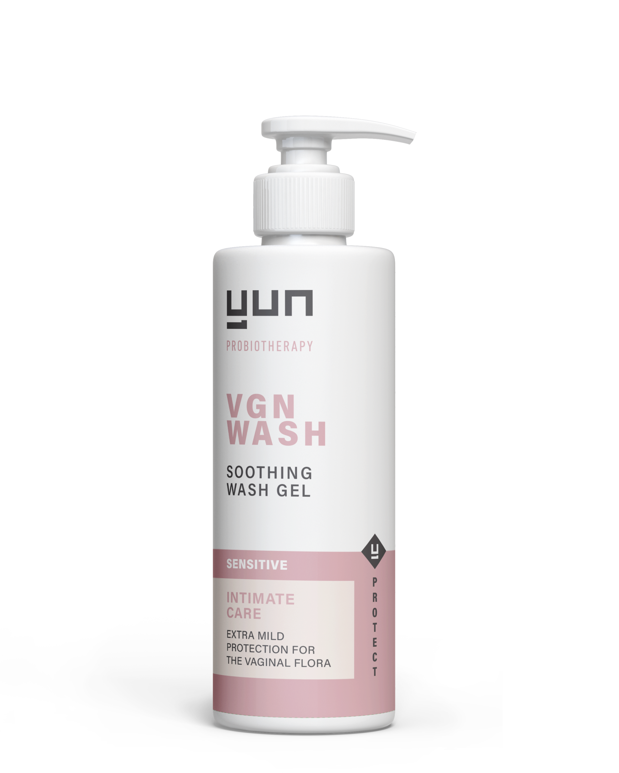 YUN VGN SENSITIVE Intimate Wash 150 ML PUMP YUN VGN SENSITIVE WASH – ΗΠΙΟ Καθαριστικό για την Ευαίσθητη Περιοχή - Image 1